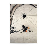 Spiderweb Photographic Print, Japanese Art, Nature Art Print, Watercolor Painting, Home Decor, Wall Art, Unique Gift Idea - Tawshia